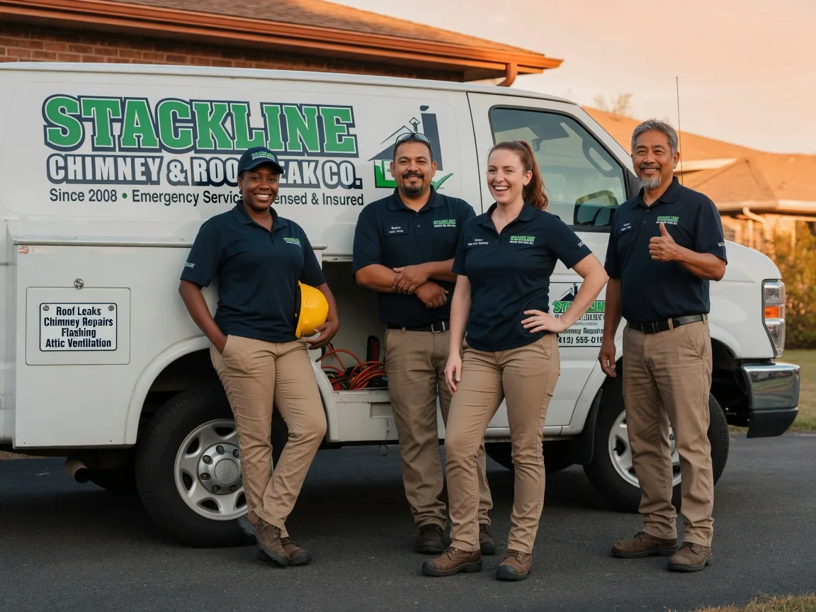 Chimney flashing repair company in Richland, GA